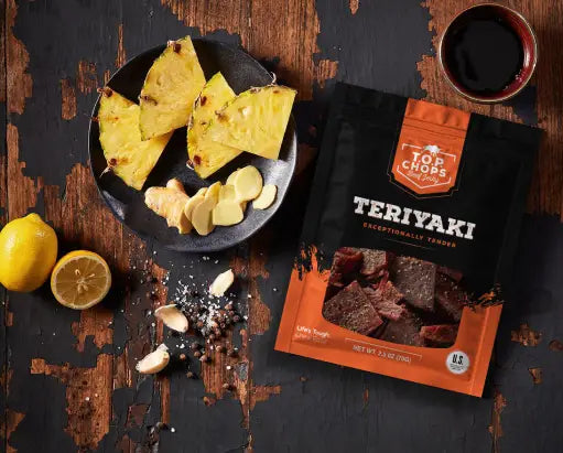 Beef jerky, Best beef jerky, TOP Chops Beef Jerky, Beef Jerky store near me, Teriyaki beef jerky, Original beef jerky, Sweet & Spicy Beef Jerky, Beef jerky flavors, TOP Chops Jerky, Red Chilli Pepper Jerky,