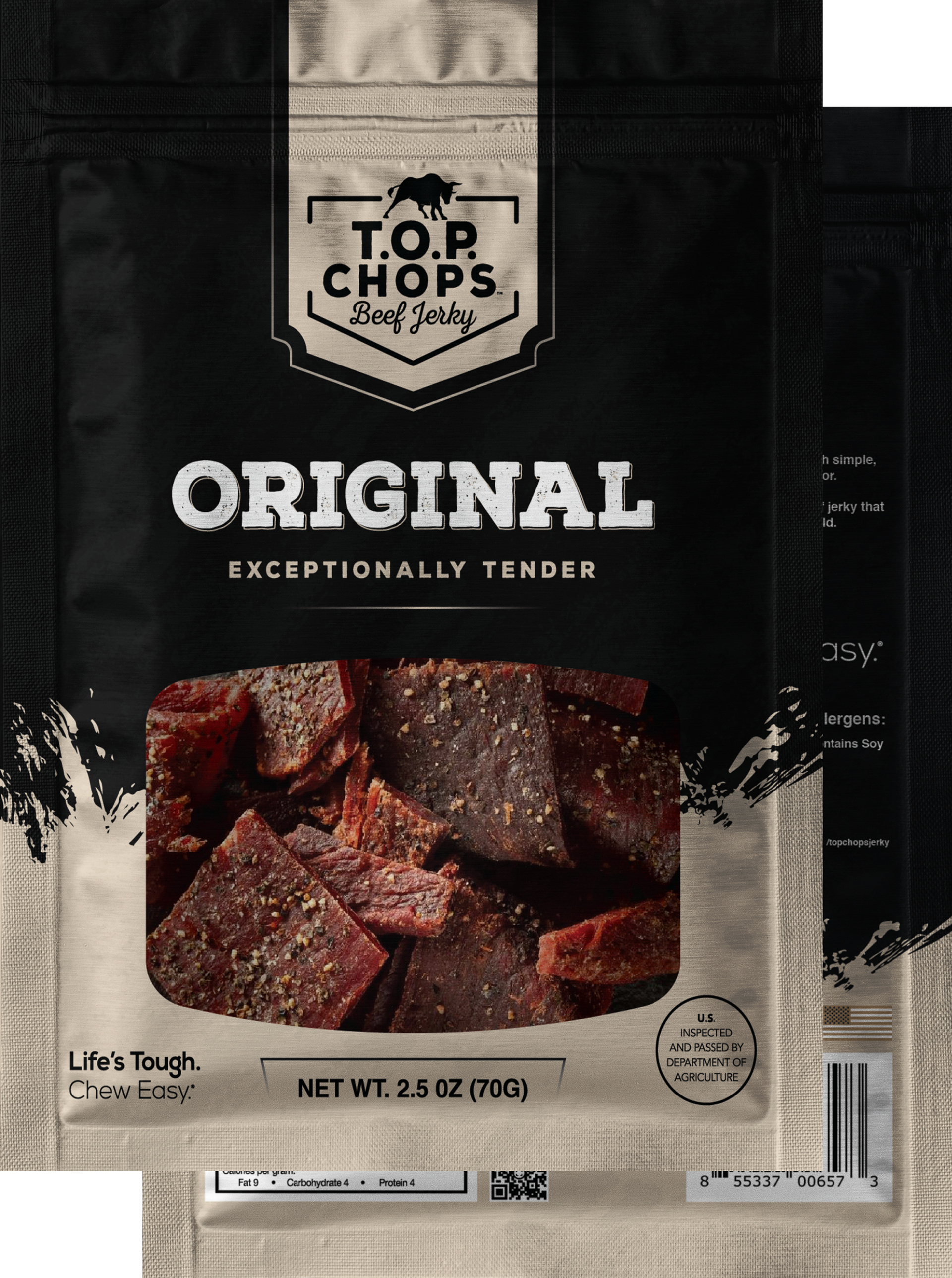 トップス Butcher ProductS Original Beef Jerky - T.O.P Chops Jerky – T.O.P. Chops Jerky